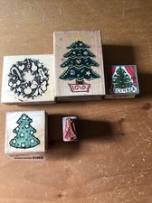 Lot Of 5 Christmas Stampers