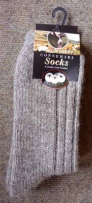 Irish Jacob Socks From Connemara - 100% Aran Wool, Free Shipping