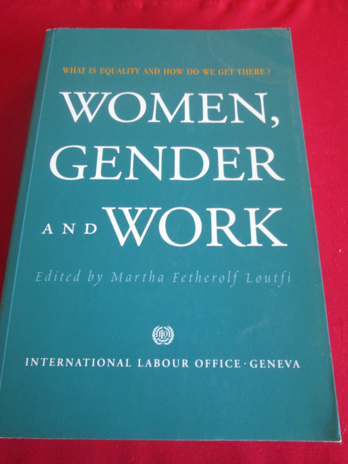 Women , Gender and Work: What is Equality and How Do We Get There? by Internatio