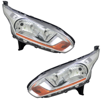 Scheinwerfer Set FüR Ford Transit Tourneo Connect 2013-2015 Chrom H7 H15 Halogen