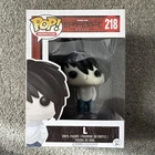 Funko Pop! Animation Death Note L #218 Shonen Jump Vinyl Figure  Damaged
