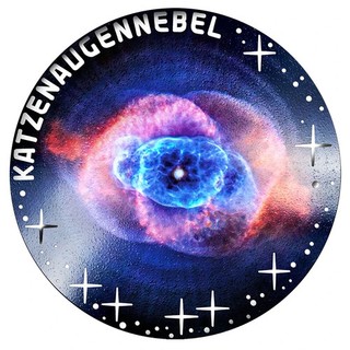 Österreich 20 Euro 2026 Katzenaugennebel Silber Color Proof mit OVP