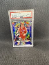 2024 Panini Prizm WNBA Kaleidoscopic Caitlin Clark #9 Blue Pulsar /199 RC PSA 10