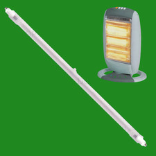 400W Halogen Heater Replacement Tubes, 195 or 242mm Bar Heater Lamp Element Bulb