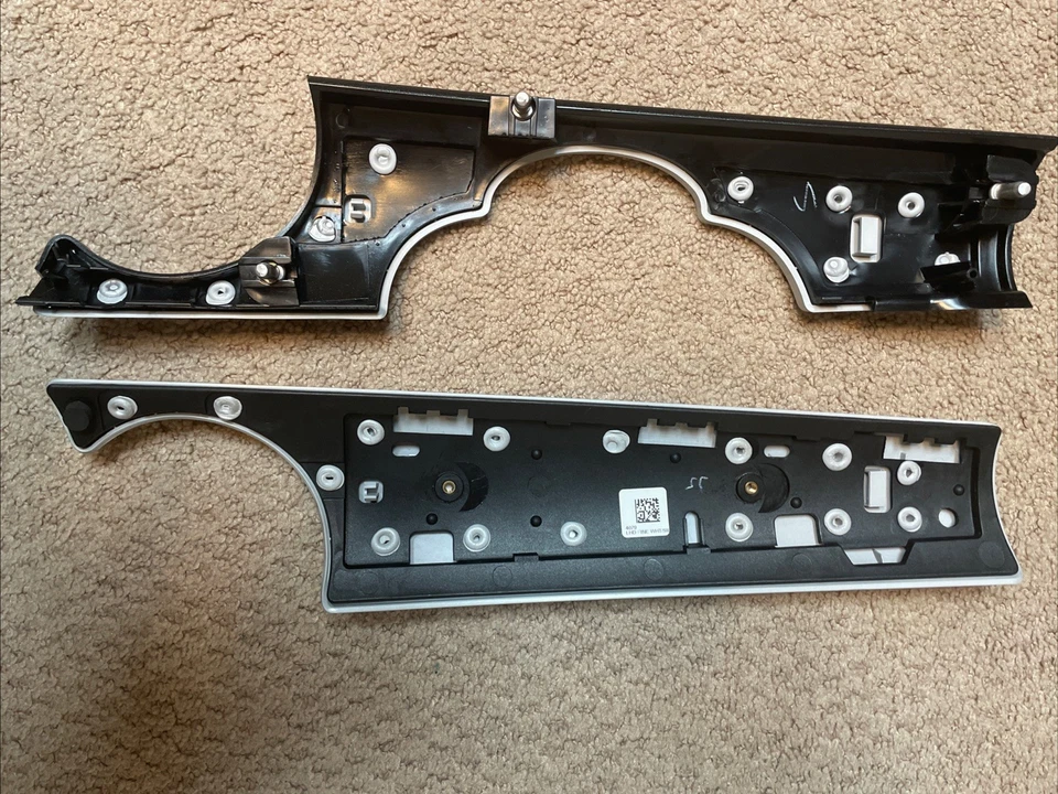 Paneles de ajuste de tablero Mini Cooper plateados Foto 2 de 4