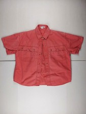 vintage button down made in usa womens 90s 80s safari outdoor shirt