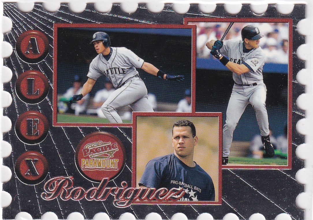 ALEX RODRIGUEZ PACIFIC PARAMOUNT SPECIAL DELIVERY DIE CUT MARINERS #19 1998 98
