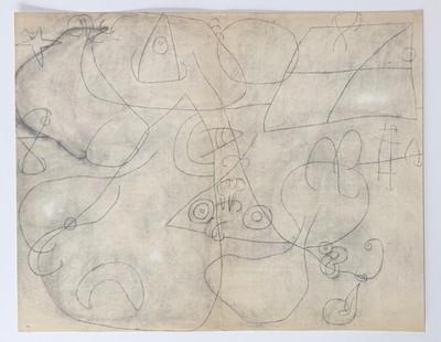 Joan Miro pochoir ''La reveil de Madame Boubou''