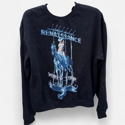 BEYONCE Renaissance World Tour 2023  Crewneck Pullover Sweatshirt XL 