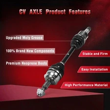 For 2016-2021 Mazda CX-3 2.0L CV Axle Shaft Assembly Front Driver Side