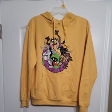 Looney Tunes Boys Medium 7-9 Yellow Hoodie