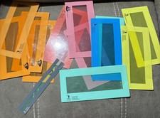 Lot 13 Colored Reading Overlays Dyslexia Autism Special Ed Teachers Heads Up