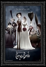 2005 Film Poster Print "Corpse Bride" Johnny Depp Victor Emily Watson Victoria