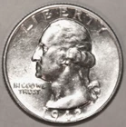 1942-P Washington Quarter - Very Good - #3390EA