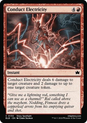 Conduct Electricity Bloomburrow Foil MTG 130 NM
