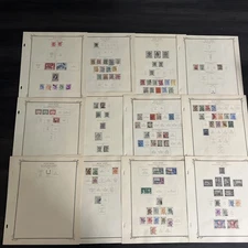 Hong Kong 1862-1953 Outstanding Mint H & Used on Album Pages 2X721