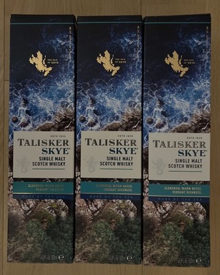Talisker Single Malt Scotch Whisky 3 Flaschen mit je 500ml Neu