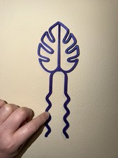 Monstera “u” arch mini PLANT TRELLIS accessory plant support cute wicked blue