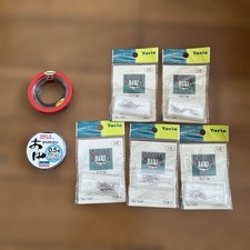 YARIE Fishing Needle Harris Stop Quick Cut Sleeves Wax No. 4 15 pcs 5 packs