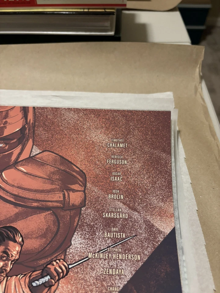 DUNE Variante Arena Martin Ansin Serigrafía CODA 150 Arte Póster Impresión Mondo Foto 4 de 4