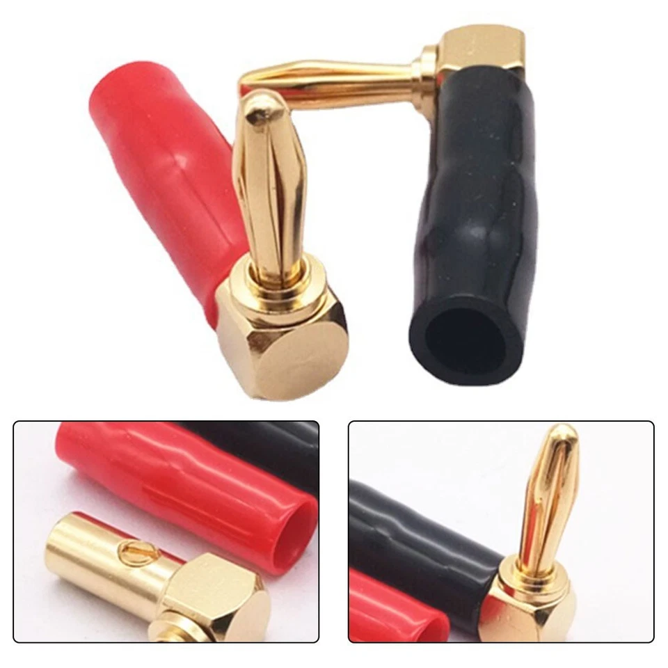 Gold Plated 4mm Banana Connectors for Tighter Speaker Wire Connections - Image 4 of 4