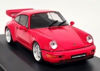 Solido 1/43 Porsche 911 964 Rs 3.8 Guards Red Diecast Scale Model Car