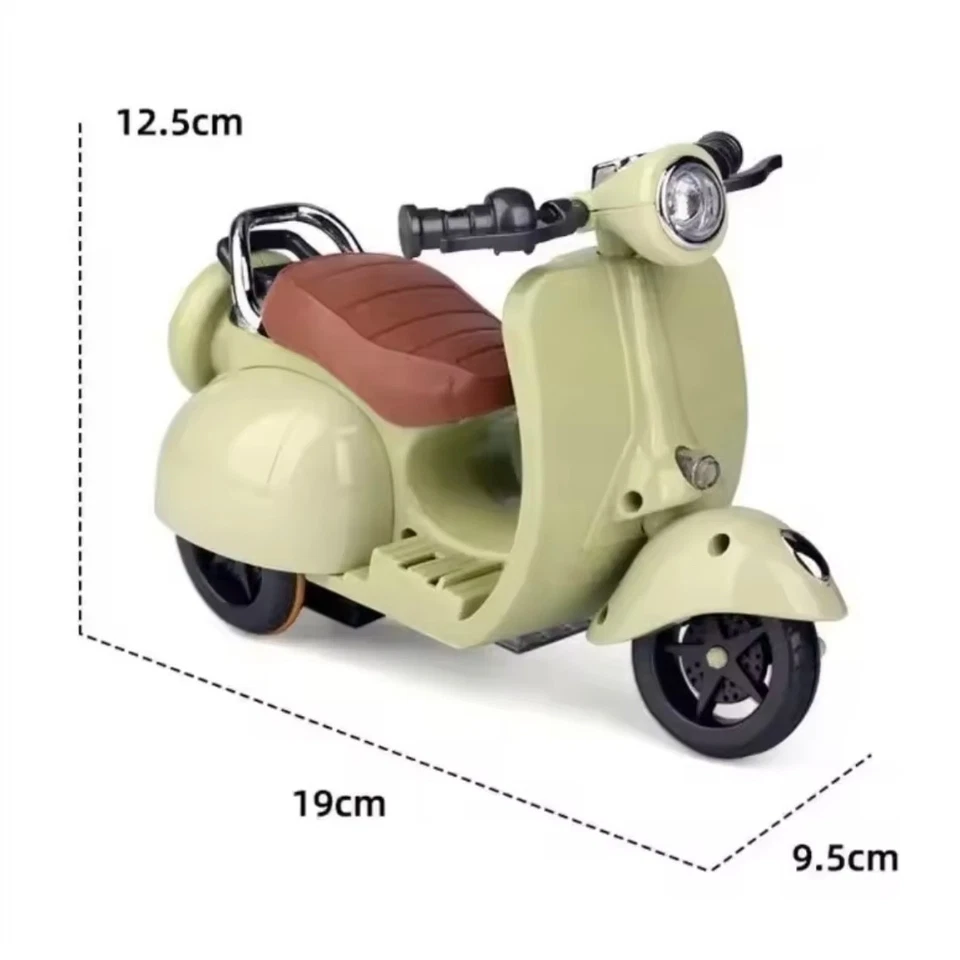 Muñeca Scooter Con Iluminación Moto - Juguete Scooter Vespa Con Luz - Sin Labubu Foto 3 de 4