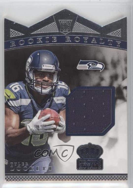 Tyler Lockett Panini Crown Royale Rookie Royalty Memorabilia Die-Cut #TL Base