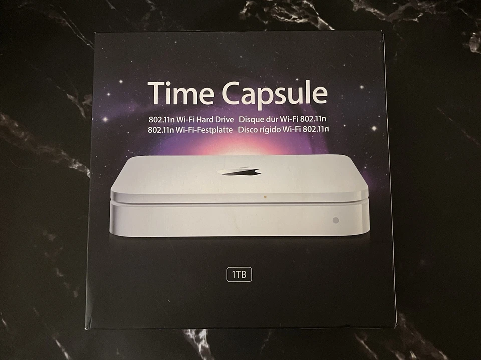 Original Apple Time Capsule Speicher 1TB A1355 mit OVP & CD Kabel Anleitung Top