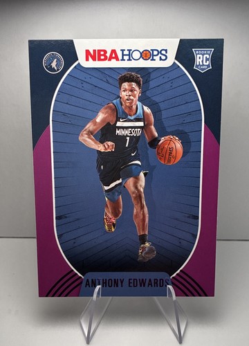2020-21 Panini NBA Hoops - Anthony Edwards #216 Purple (RC)
