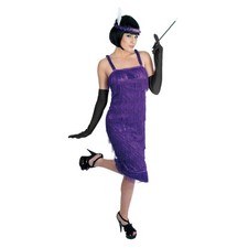 Roaring 20's Girl Adult Costume  Purple