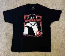 2016 Dean Ambrose Unstable Black T Shirt XL WWE Wrestling Ripple Junction
