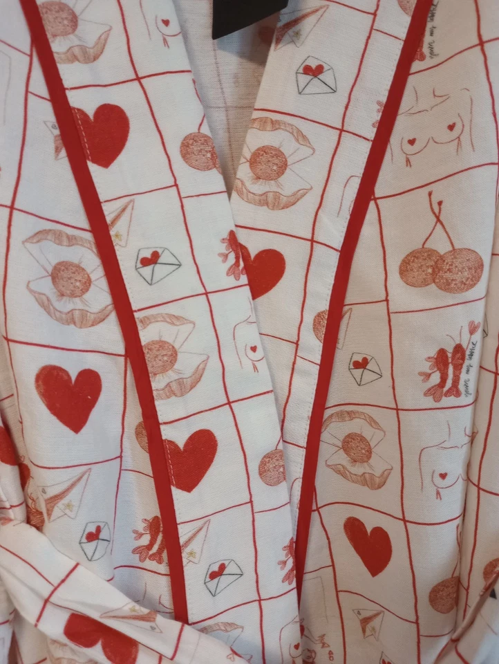 Rockett St George Ecru Red Robe Size Medium 12-14 BNWT - image 2 of 4