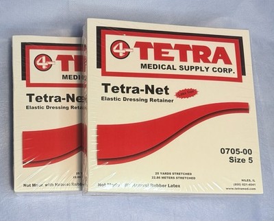 Set Of 2 Tetra-Net Tubular Elastic Dressing Retainer Size 5 Ref 0705-00