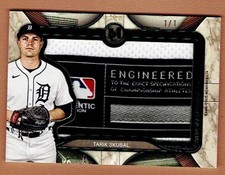 Tarik Skubal 2025 Museum GU Laundry tag 1/1 Tigers