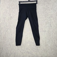 Black High-Waisted Leggings With Logo