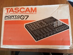 TASCAM PORTA 07 4-Track Cassette Recorder Pitch Control dbx + Adapter Manual