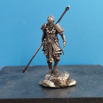 Brass Anime Statue Ornament Game Black Myth Sun Wukong,the Monkey King of Heaven