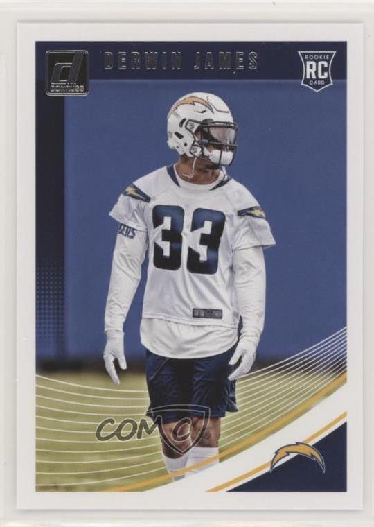 2018 Panini Donruss Rookie Aqueous Test Derwin James #358 Rookie RC 00em