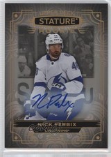 2022-23 Upper Deck Stature Rookies Photo Variant /49 Nick Perbix #136 Auto 1n34