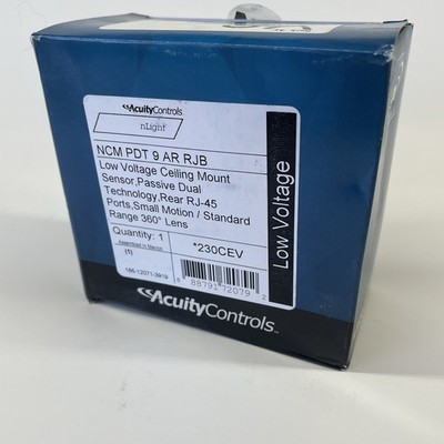 Acuity Controls nLight NCM PDT 9 AR RJB Ceiling Mount Occupancy Sensor  |  NEW