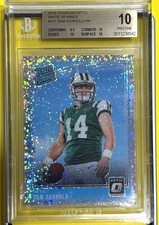 2018 OPTIC - PRISTINE 10- SAM DARNOLD WHITE SPARKLE RATED ROOKIE POP 1  HIGHEST