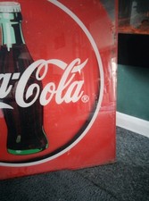 Coca Cola Original Patentied Sign Lovely Large 75cm W 75cm H Rare Collectable