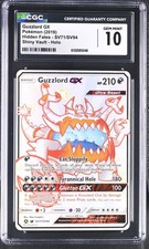 Guzzlord Gx SV71/SV94 Shiny Vault Holo Hidden Fates Pokemon CGC 10 Gem Mint