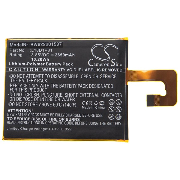 Akku FüR Lenovo TB-7104F Tab E7 2650Mah 3,85V-image