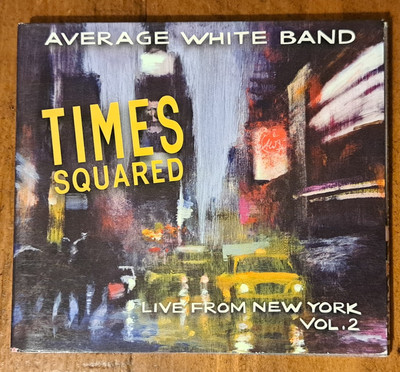 Average White Band Times Squared Vol 2 Live New York Autographed CD Digipak AWB 