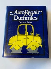 Auto Repair for Dummies - hardcover, Deanna Sclar 1976 Vintage Car Repair Manual