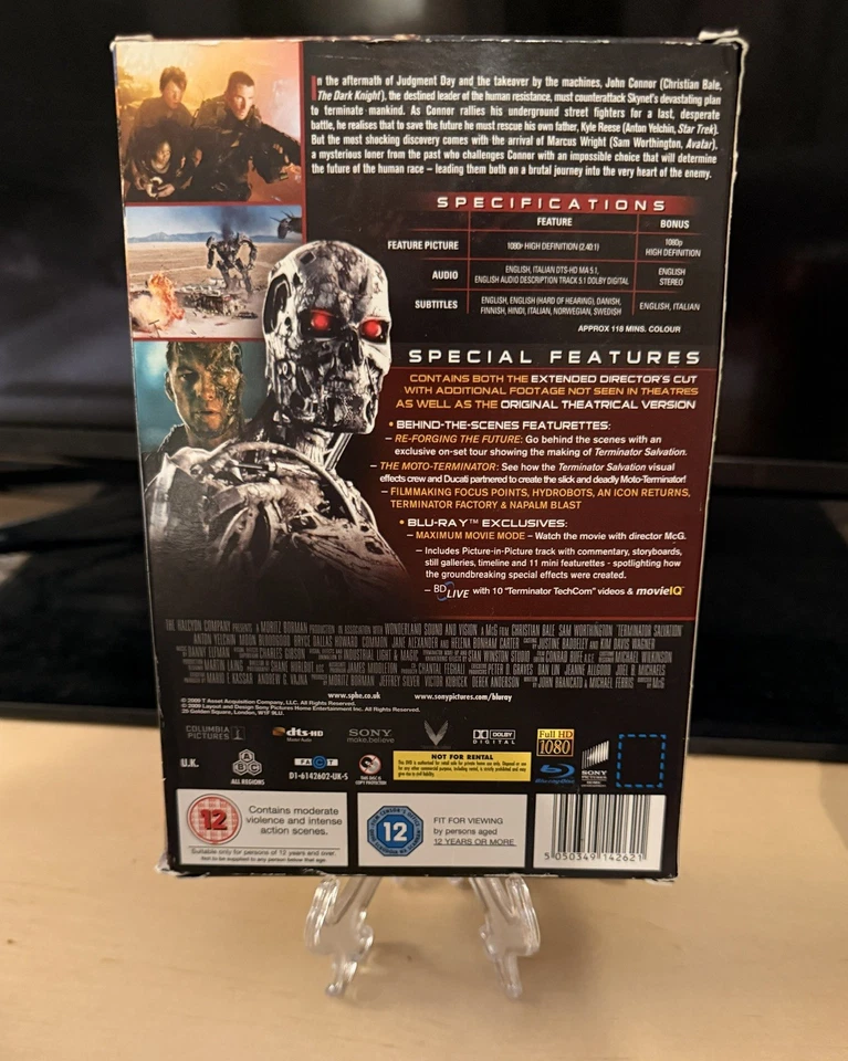 Terminator Salvation Blu-Ray Limited Edition Director's Cut T-600 Box Set - Image 2 of 2