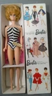 Vintage Barbie Blonde Bubble Cut Doll In Box