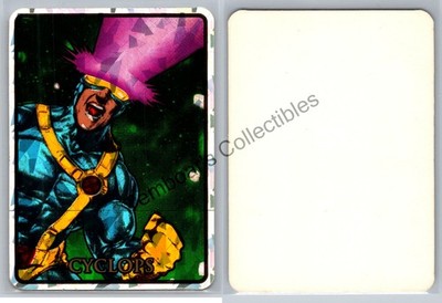 1992 Marvel Masterpieces   Pizza Hut Prism Vending Stickers  Cyclops #NNO